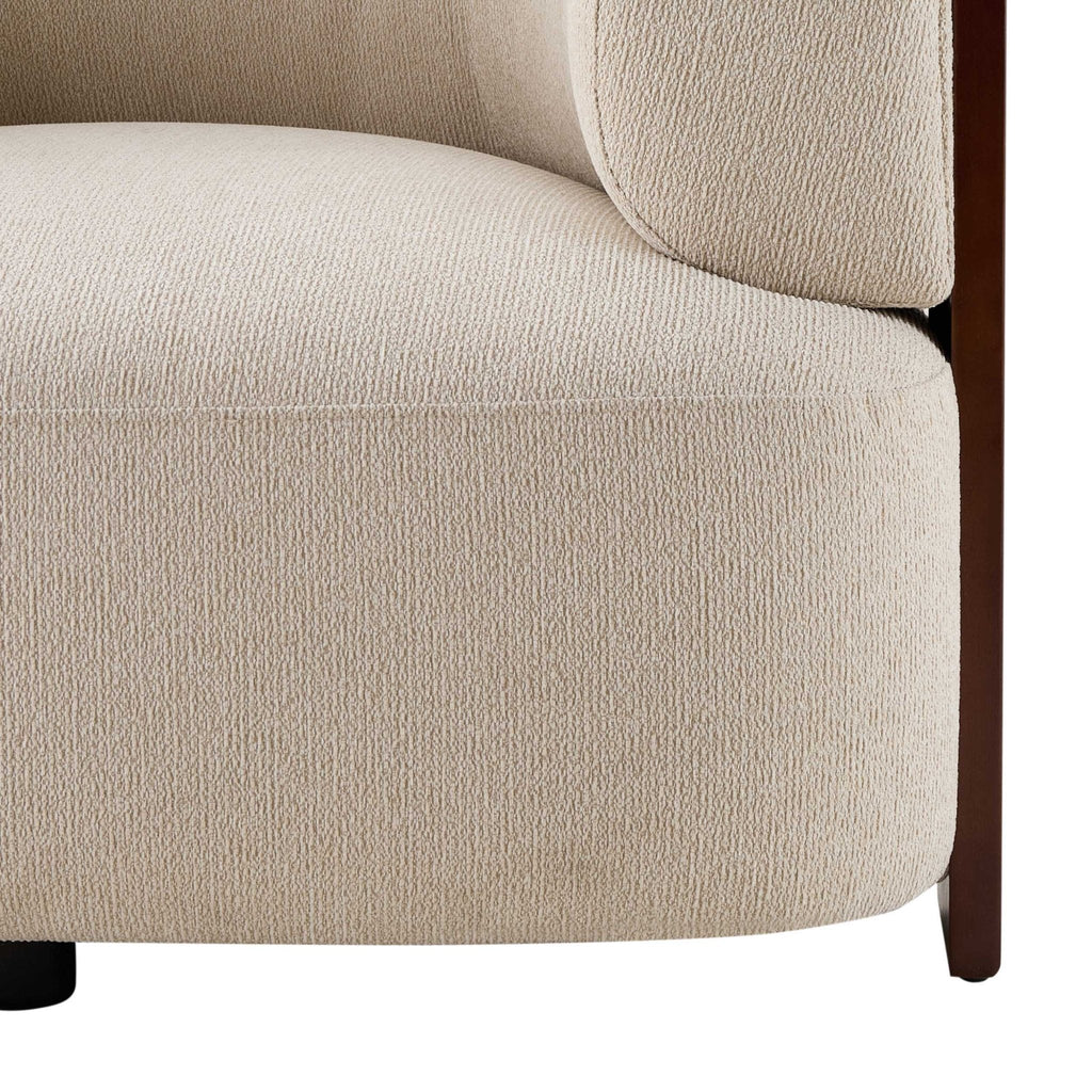 Dusklia - Jemima Accent Chair - Sand Boucle