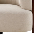 Dusklia - Jemima Accent Chair - Sand Boucle