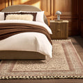 Dusklia - Jen Traditional Border Leopard Print Rug - Multi