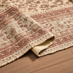 Dusklia - Jen Traditional Border Leopard Print Rug - Multi