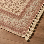 Dusklia - Jen Traditional Border Leopard Print Rug - Multi