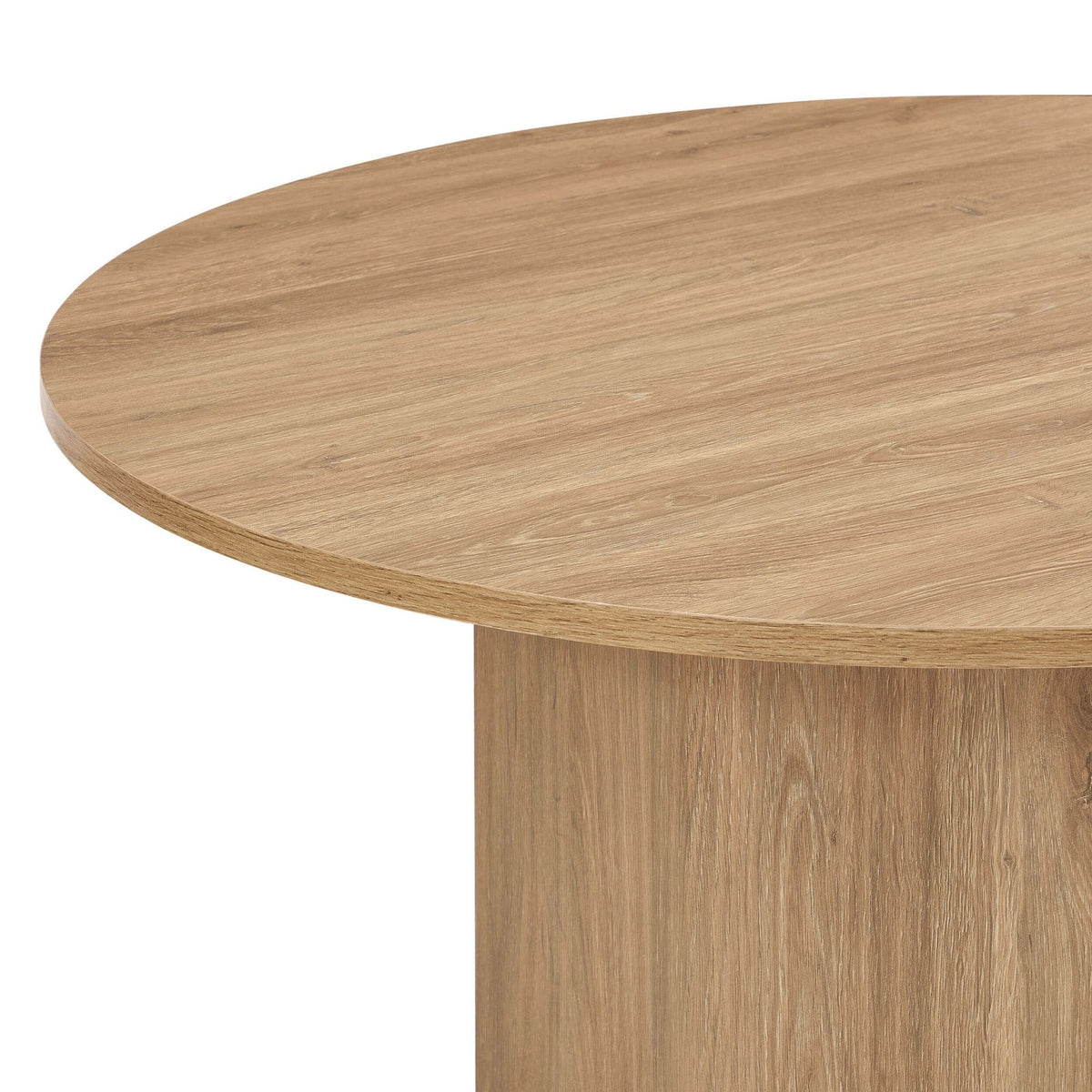Dusklia - Juliet Round 4 Seater Dining Table - Natural Wood