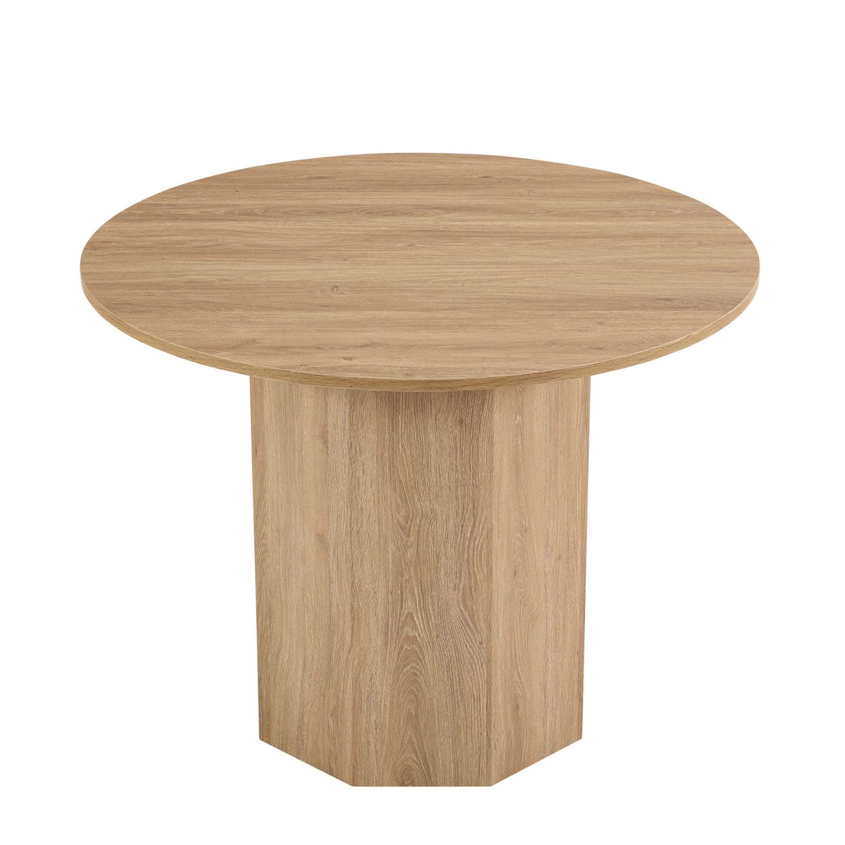 Dusklia - Juliet Round 4 Seater Dining Table - Natural Wood