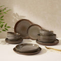 Dusklia - Juniper 16 Piece Dinner Set - Mocha