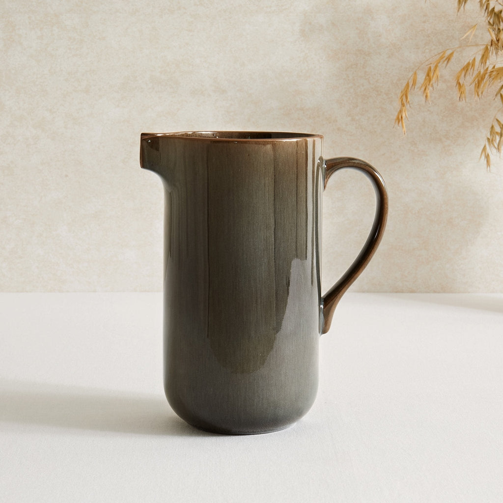Dusklia - Juniper Reactive Glaze Pitcher - Grey/Blue