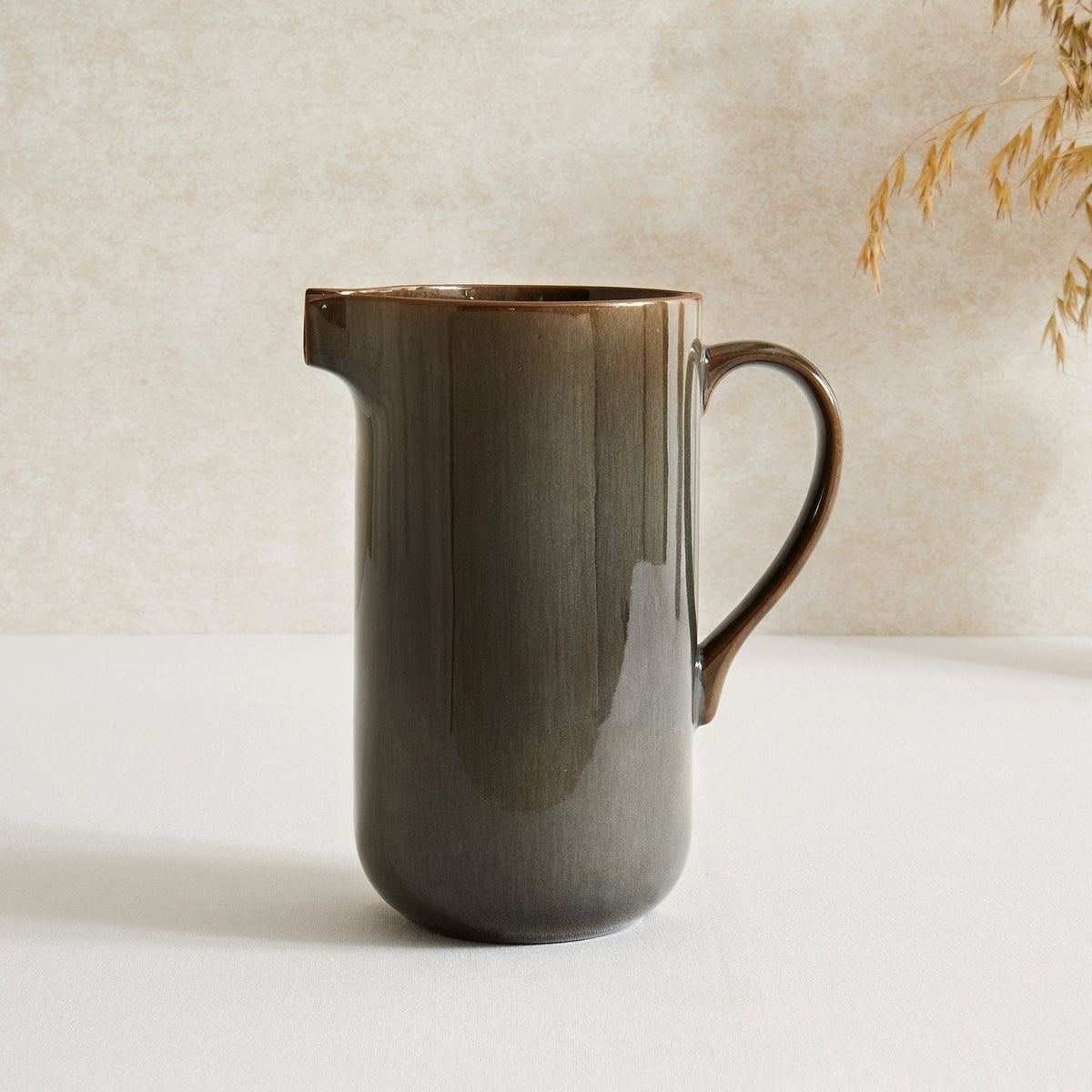 Dusklia - Juniper Reactive Glaze Pitcher - Grey/Blue