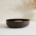 Dusklia - Juniper Reactive Glaze Serving Bowl - Grey/Blue