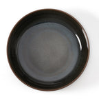 Dusklia - Juniper Reactive Glaze Serving Bowl - Grey/Blue
