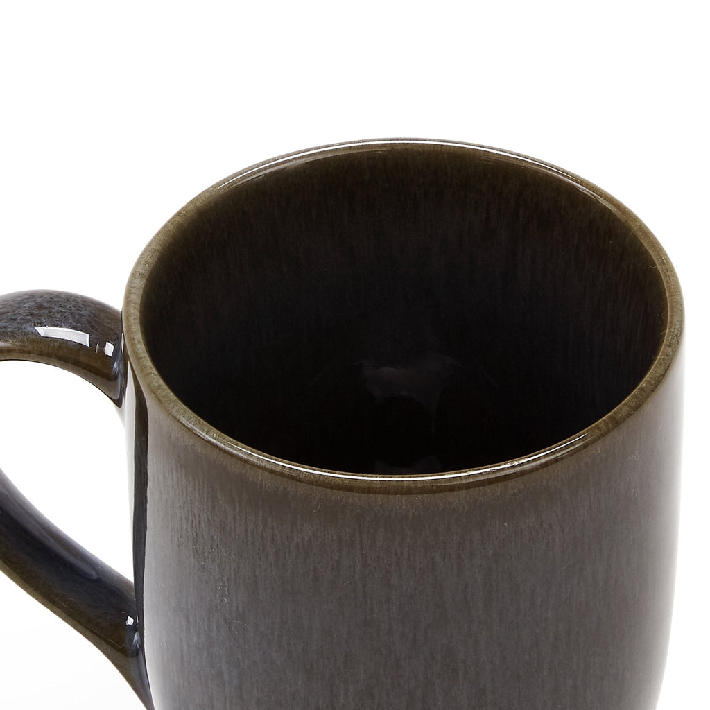Dusklia - Juniper Reactive Glaze Set of 2 Mugs - Grey/Blue