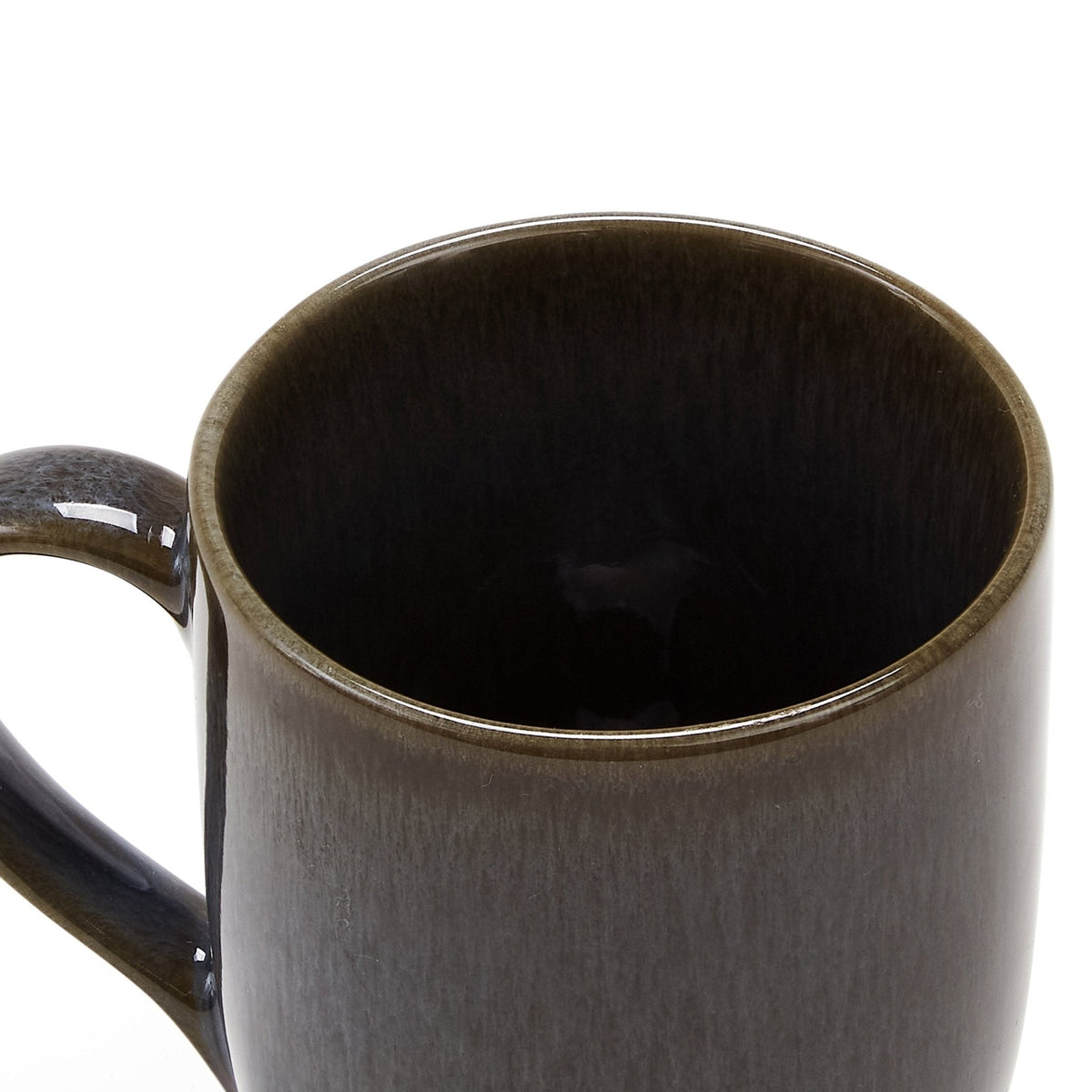 Dusklia - Juniper Reactive Glaze Set of 2 Mugs - Grey/Blue