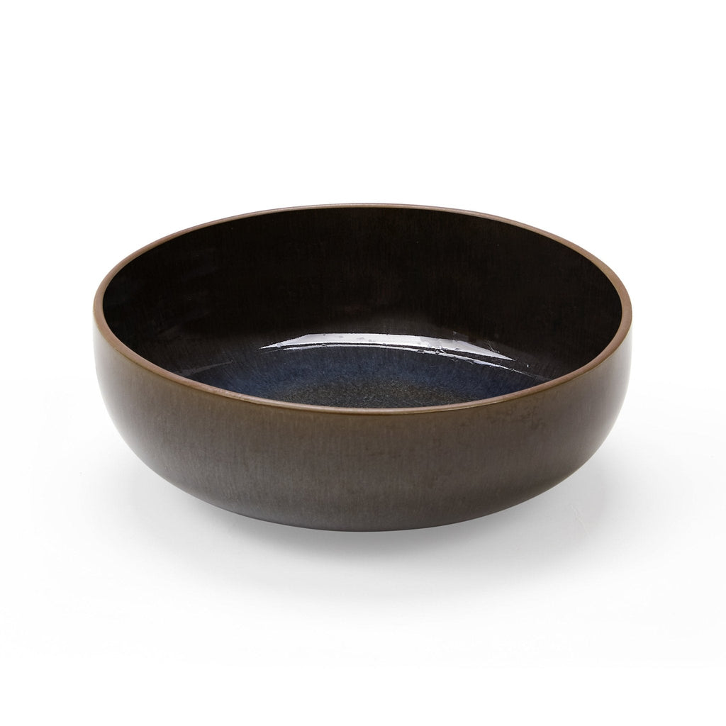 Dusklia - Juniper Reactive Glaze Set of 4 Cereal Bowls - Grey/Blue