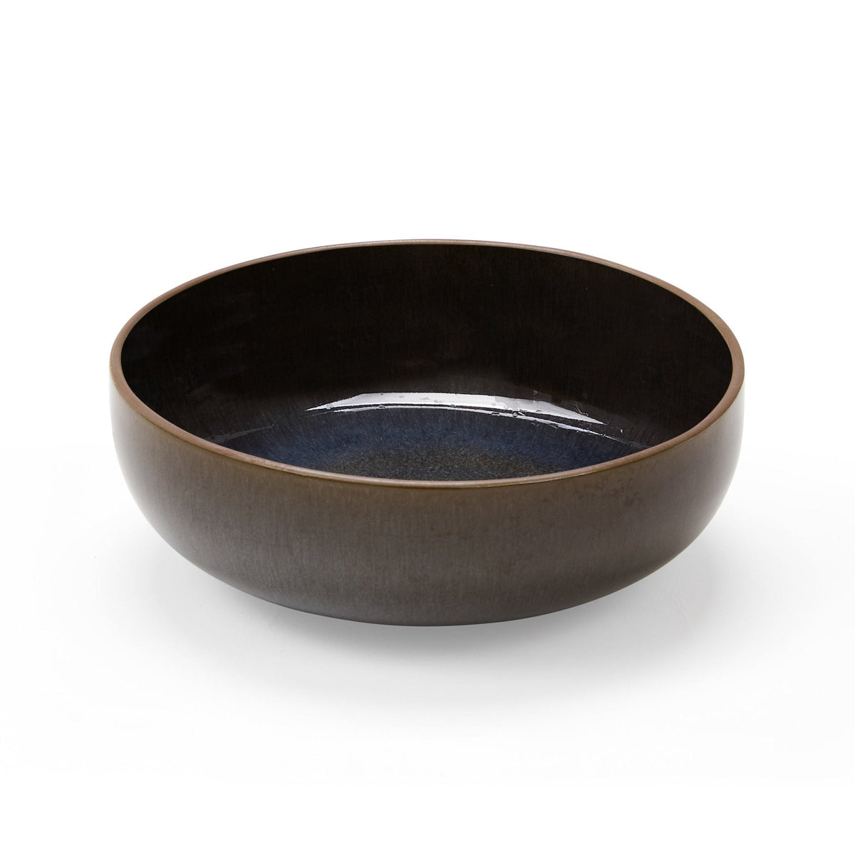 Dusklia - Juniper Reactive Glaze Set of 4 Cereal Bowls - Grey/Blue