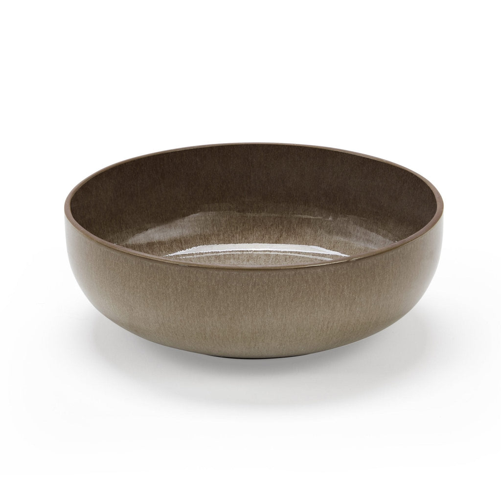 Dusklia - Juniper Reactive Glaze Set of 4 Cereal Bowls - Mocha