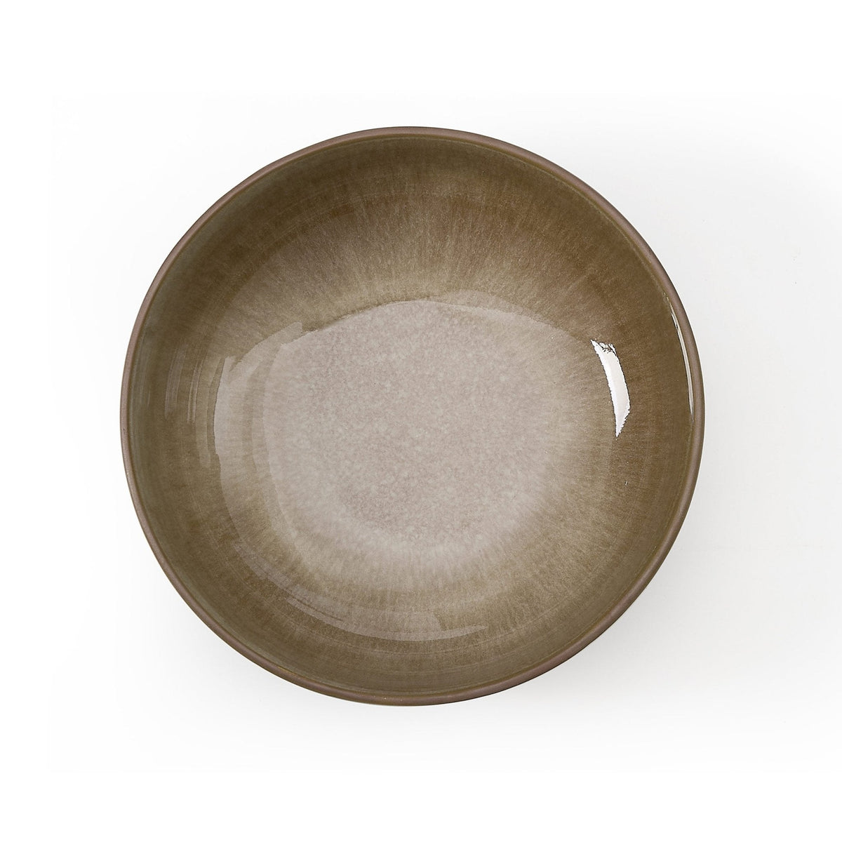 Dusklia - Juniper Reactive Glaze Set of 4 Cereal Bowls - Mocha