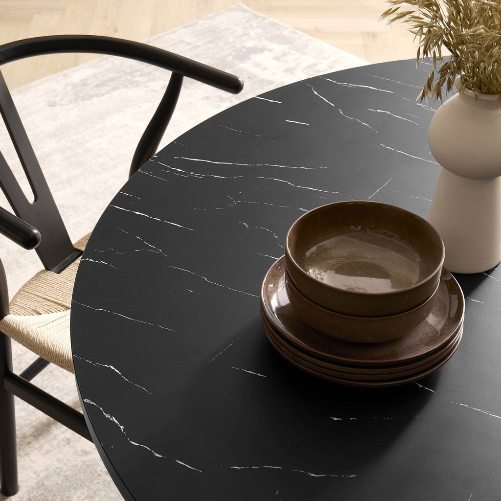 Dusklia - Juniper Reactive Glaze Set of 4 Dinner Plates - Mocha