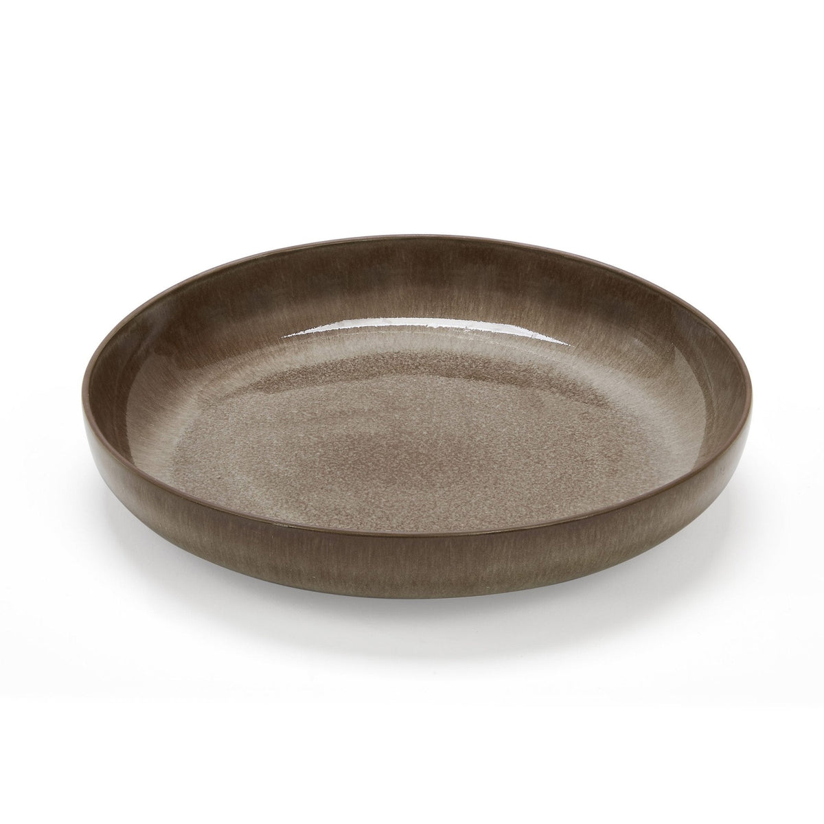 Dusklia - Juniper Reactive Glaze Set of 4 Pasta Bowls - Mocha