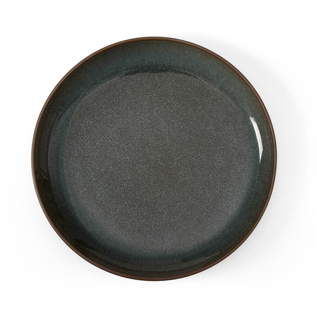 Dusklia - Juniper Reactive Glaze Set of 4 Side Plates - Grey/Blue