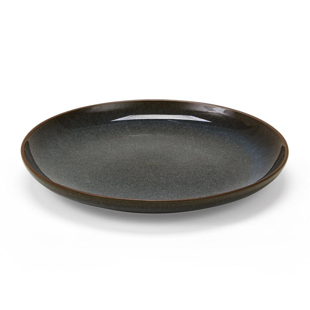 Dusklia - Juniper Reactive Glaze Set of 4 Side Plates - Grey/Blue