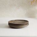 Dusklia - Juniper Reactive Glaze Set of 4 Side Plates - Mocha