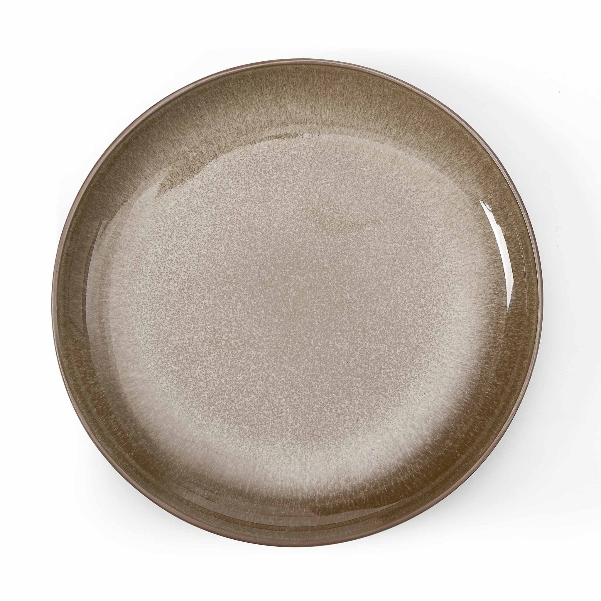 Dusklia - Juniper Reactive Glaze Set of 4 Side Plates - Mocha
