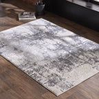Dusklia - Kaia Faded Rug - Grey/Silver