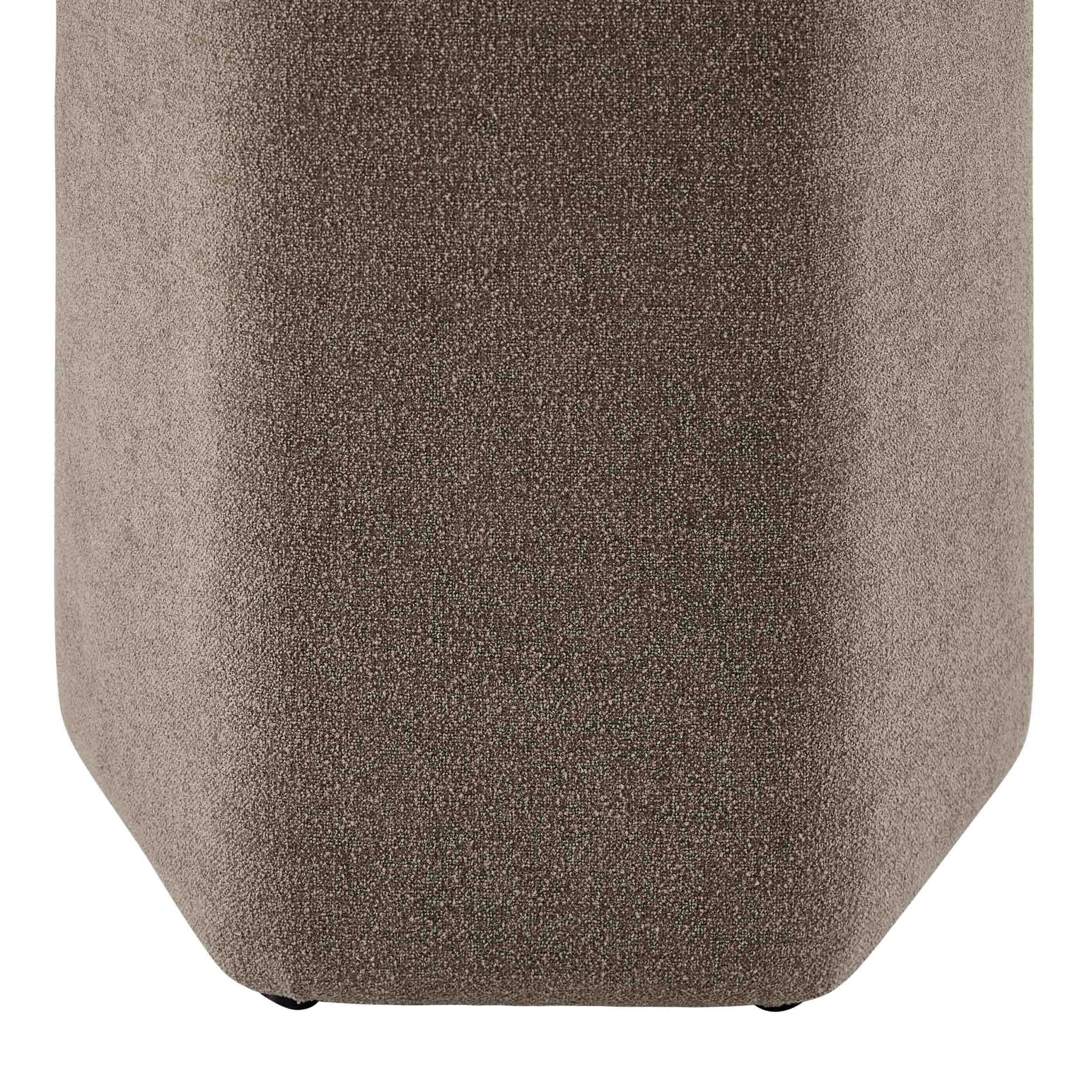 Dusklia - Kirsten Stool - Chenille Mushroom