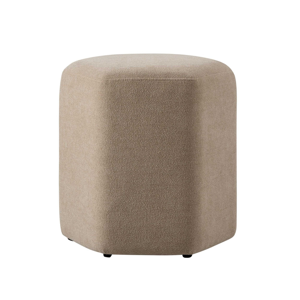 Dusklia - Kirsten Stool - Chenille Oatmeal