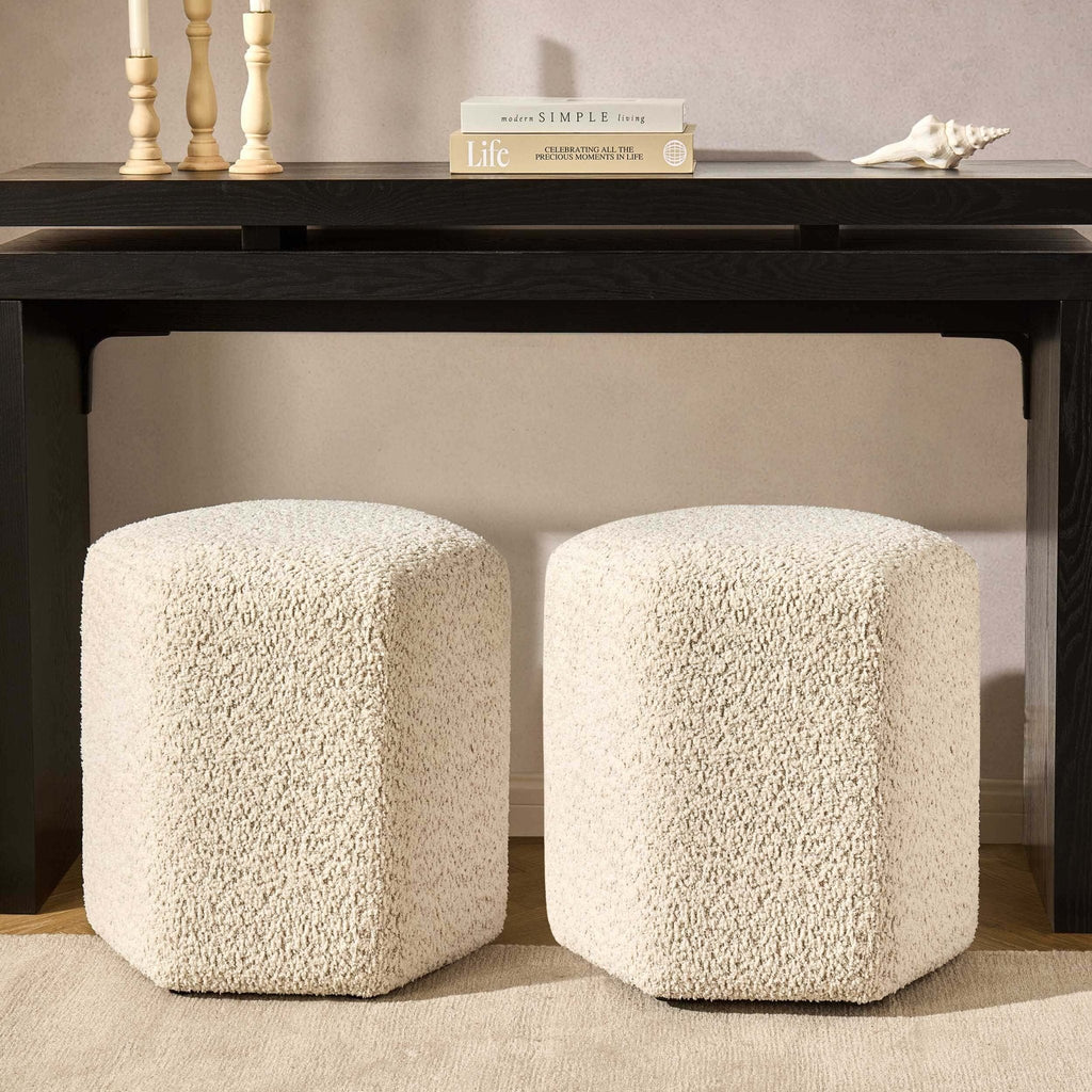 Dusklia - Kirsten Stool - Popcorn Teddy