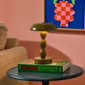 Dusklia - Kirsty Rechargeable Bobbin Table Lamp - Green