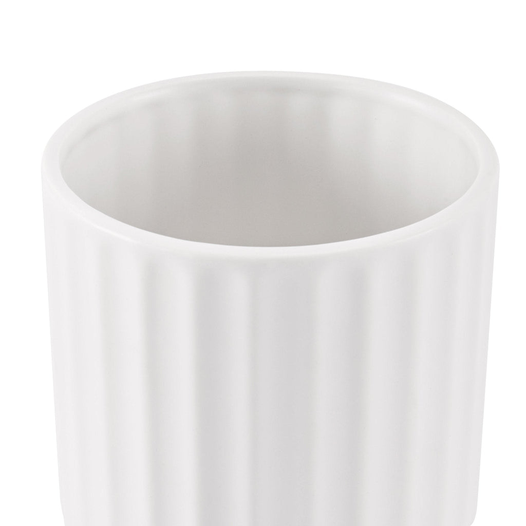 Dusklia - Set of 2 Kitchen Storage Jars - White