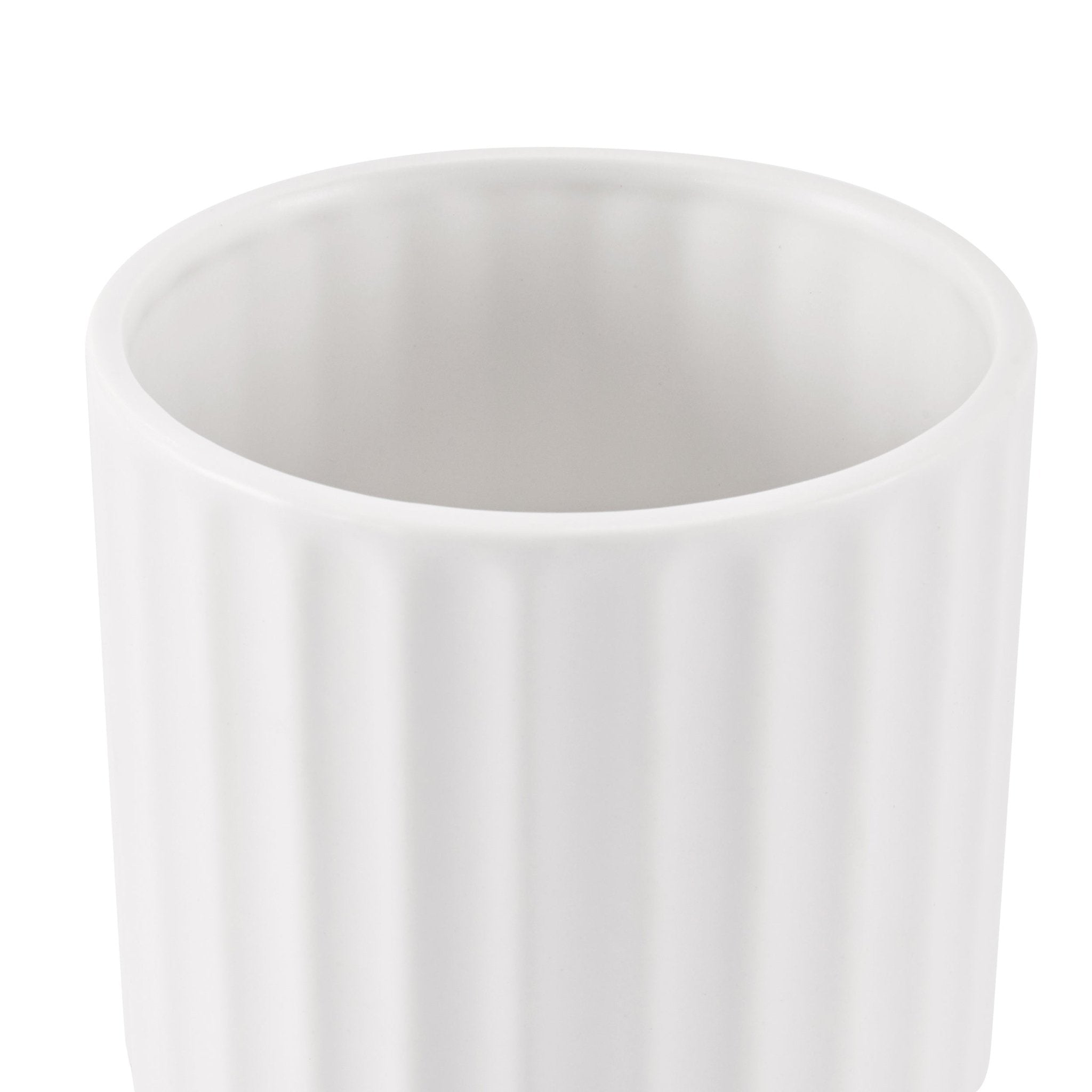 Dusklia - Set of 2 Kitchen Storage Jars - White