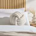 Dusklia - Knot Cushion -  Off White