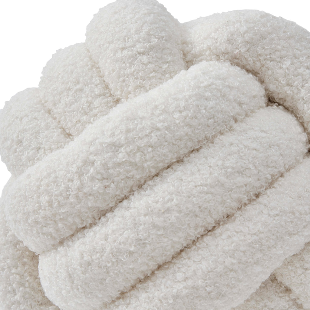 Dusklia - Knot Cushion -  Off White