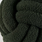 Dusklia - Knot Sofa Cushion - Forest Green