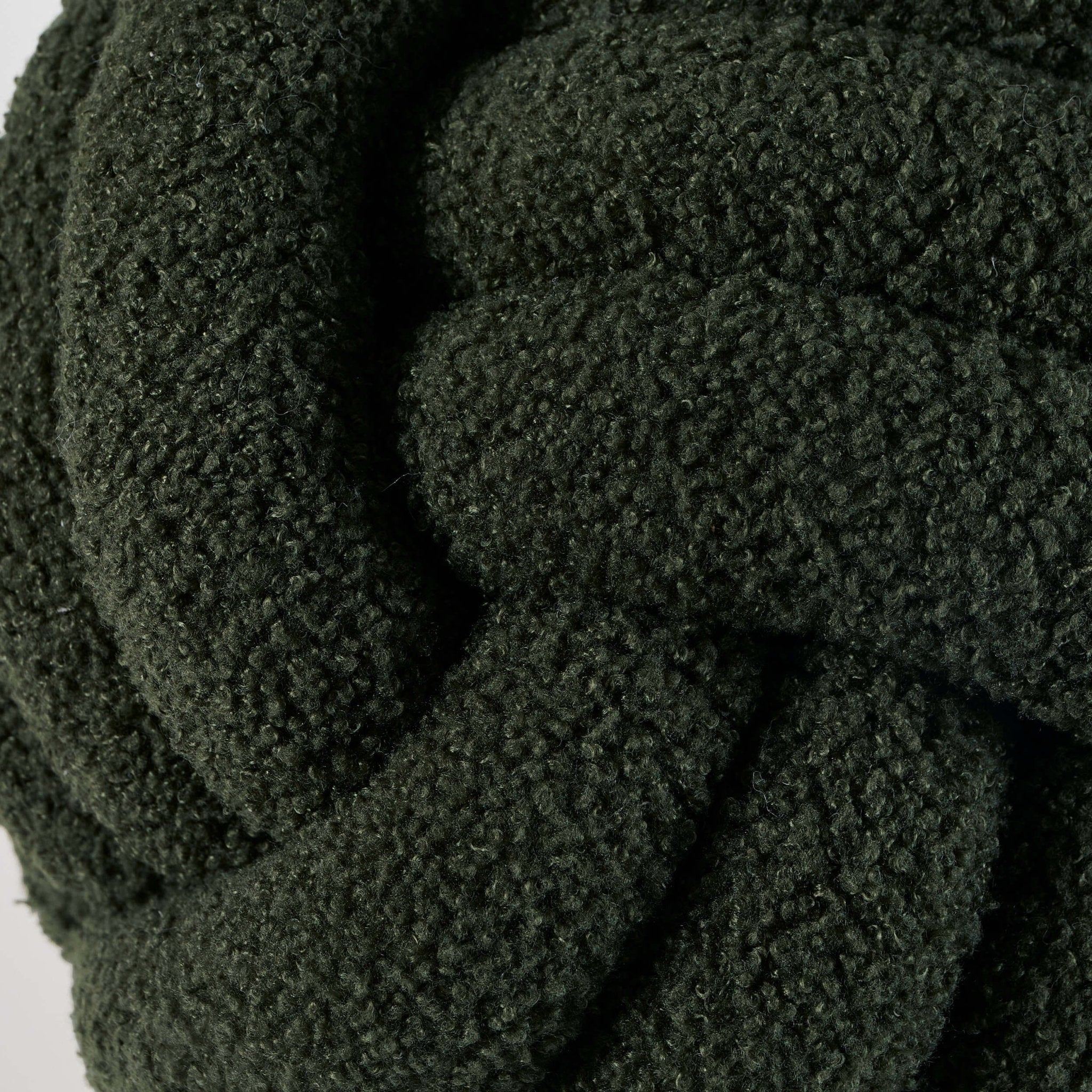 Dusklia - Knot Sofa Cushion - Forest Green