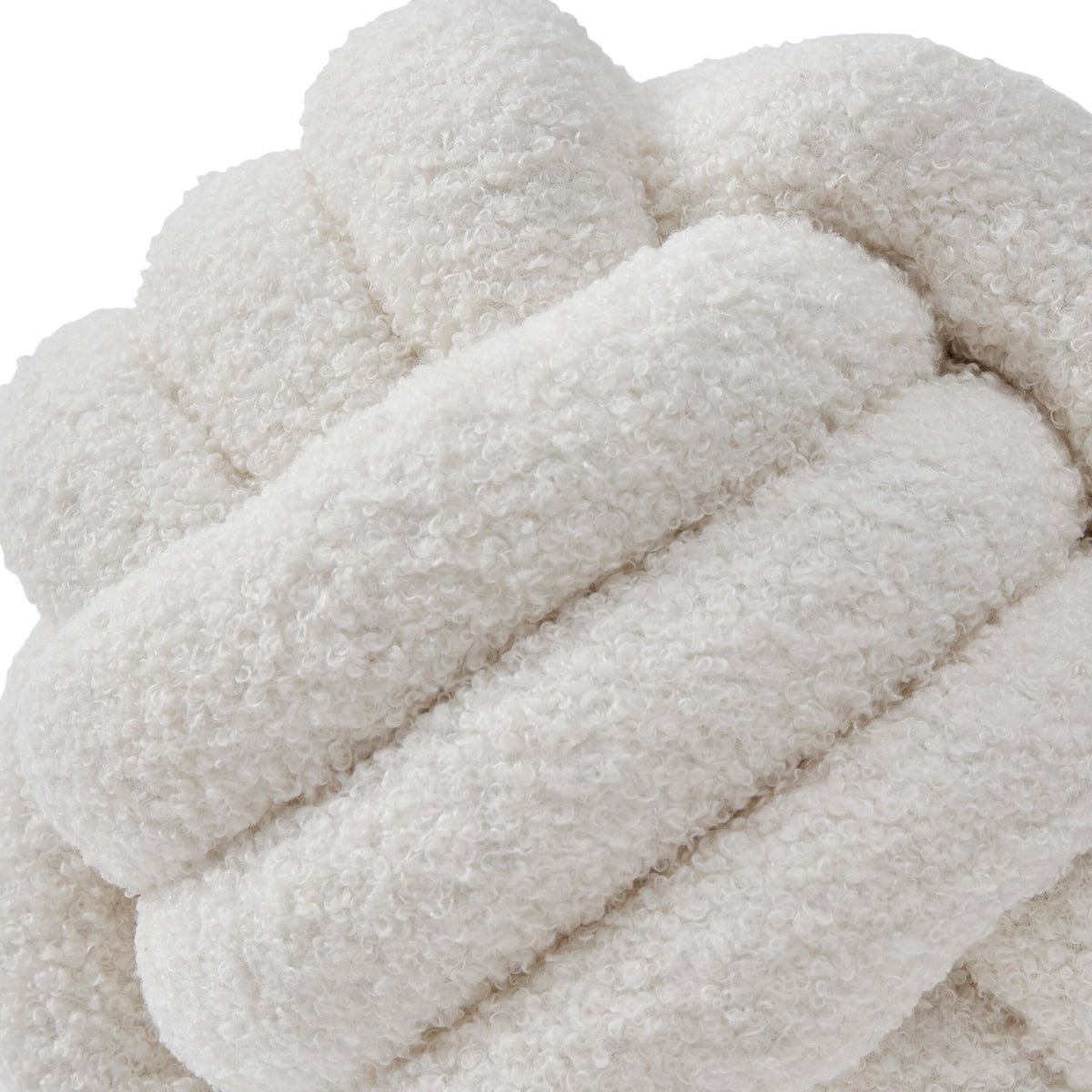 Dusklia - Knot Sofa Cushion - Off White