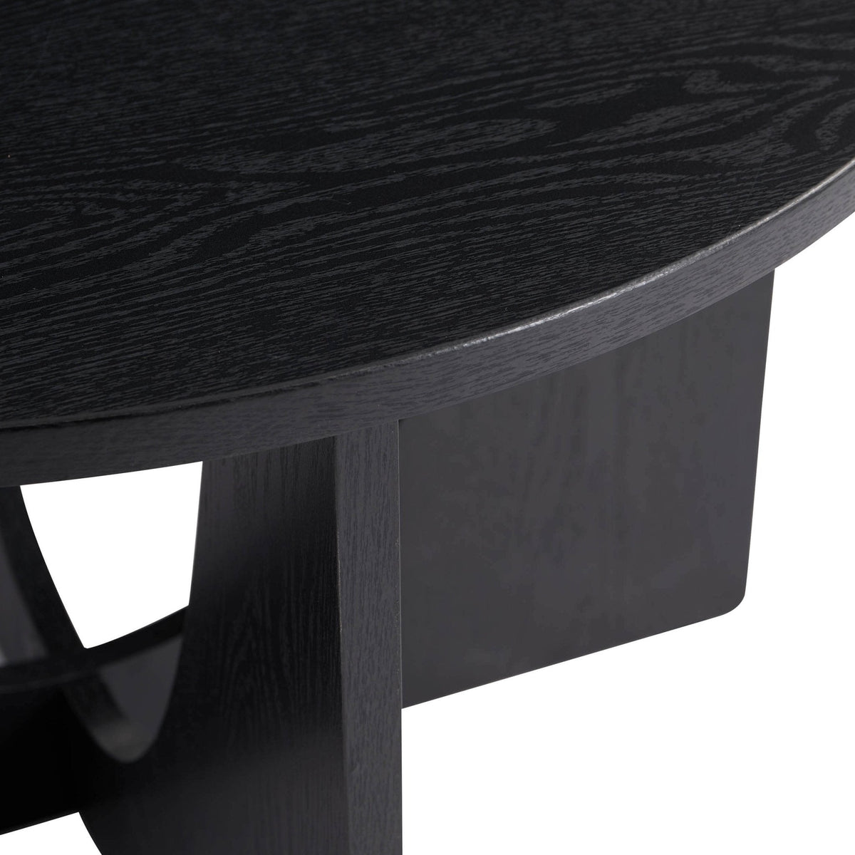 Dusklia - Lana Round Coffee Table - Black