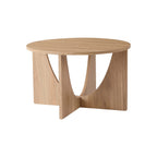 Dusklia - Lana Round Coffee Table - Light Wood