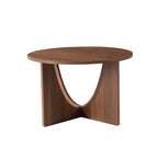Dusklia - Lana Round Coffee Table - Medium Wood