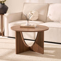 Dusklia - Lana Round Coffee Table - Medium Wood
