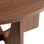 Dusklia - Lana Round Coffee Table - Medium Wood