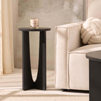 Dusklia - Lana Round Side Table - Black