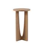 Dusklia - Lana Round Side Table - Light Wood