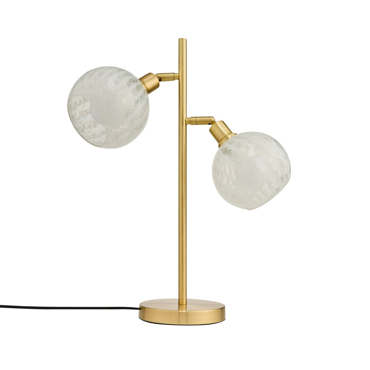 Dusklia - Laylah Glass Shade Table Lamp - Gold