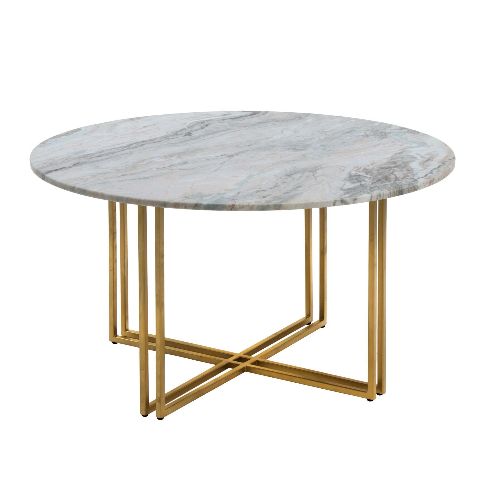 Dusklia - Leana Round Coffee Table - Marble