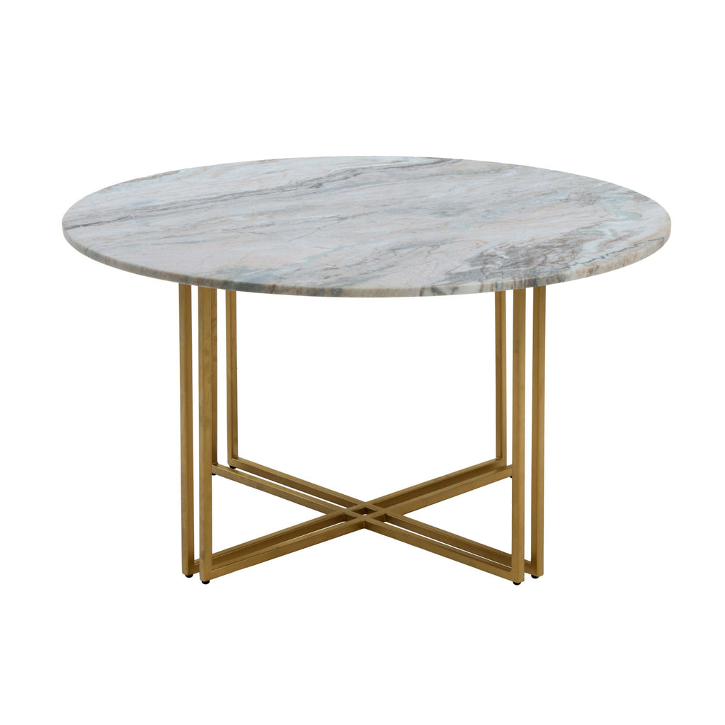 Dusklia - Leana Round Coffee Table - Marble