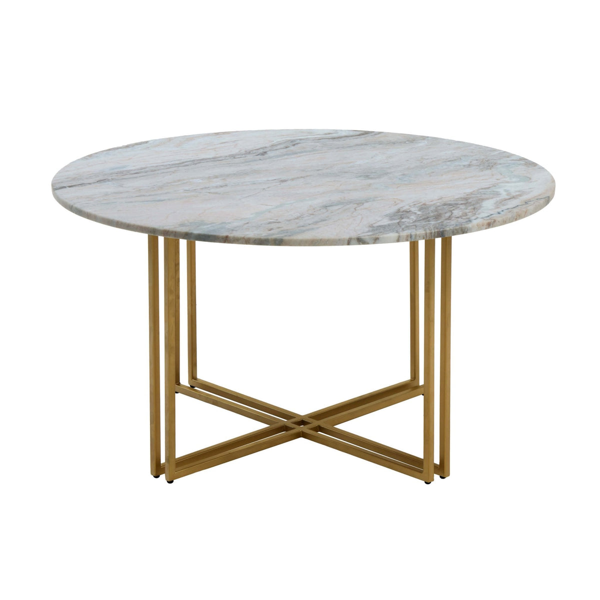 Dusklia - Leana Round Coffee Table - Marble