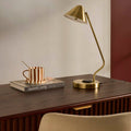 Dusklia - LED Desk Lamp with Phone Charging Station - Gold