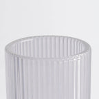 Dusklia - Lena Ribbed Glass Tumbler - Clear