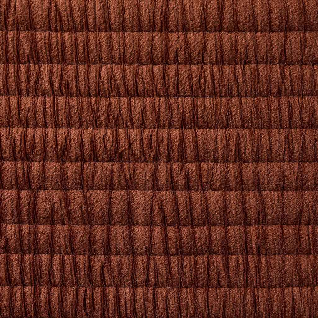 Dusklia - Leona Luxury Quilted Velvet Sofa Cushion Cover - Rust